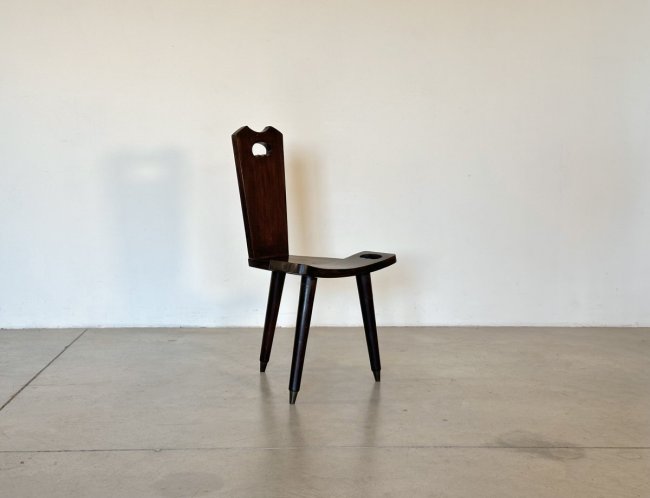  Coppia sedie rustiche anni 60