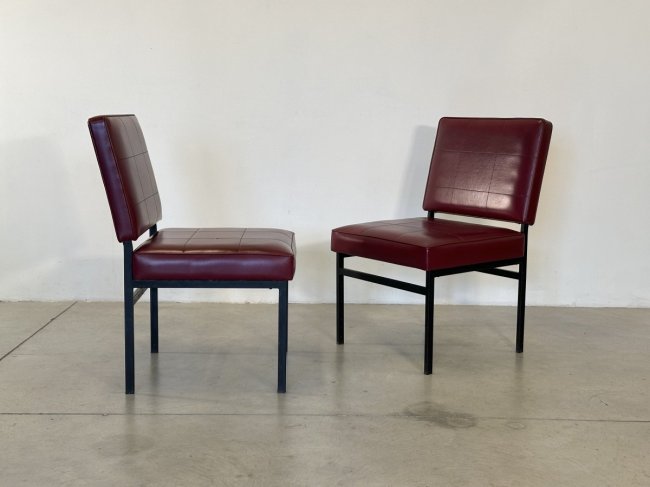 Sedie e poltrona da ufficio anni 60