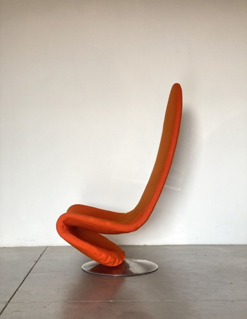 Sedia serie 1 2 3 di VERNER PANTON anni 70