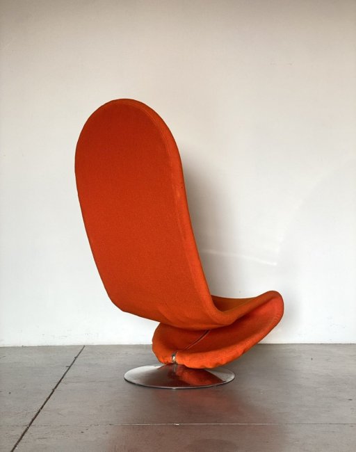 Sedia serie 1 2 3 di VERNER PANTON anni 70