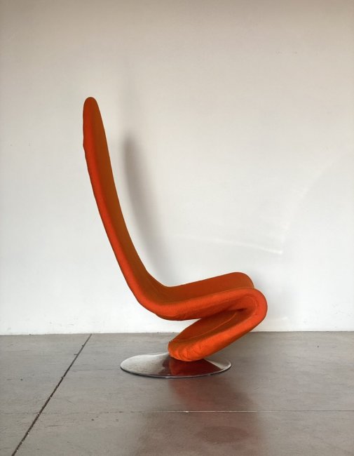 Sedia serie 1 2 3 di VERNER PANTON anni 70