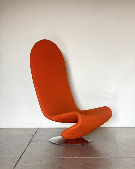 Sedia serie 1 2 3 di VERNER PANTON anni 70