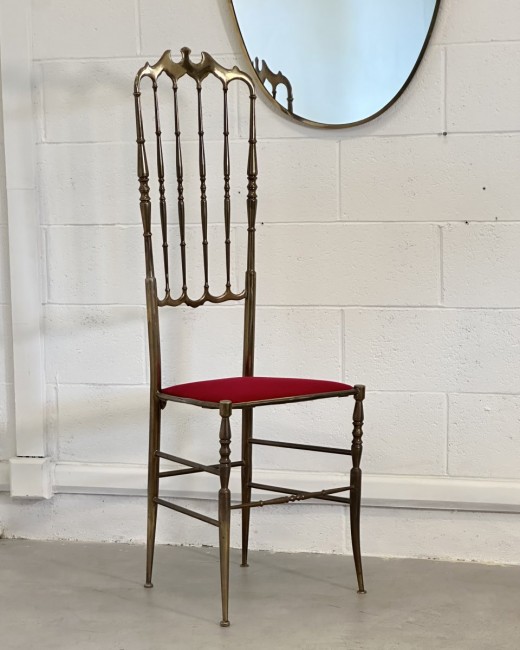 Sedia ottone anni 50