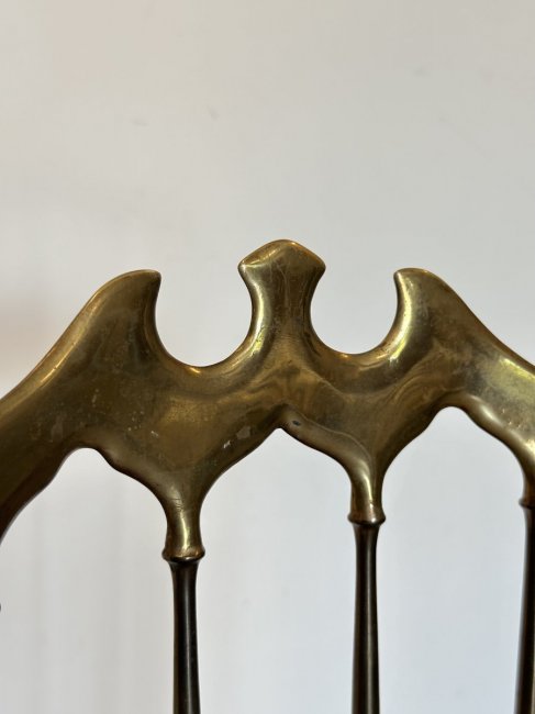Sedia ottone anni 50