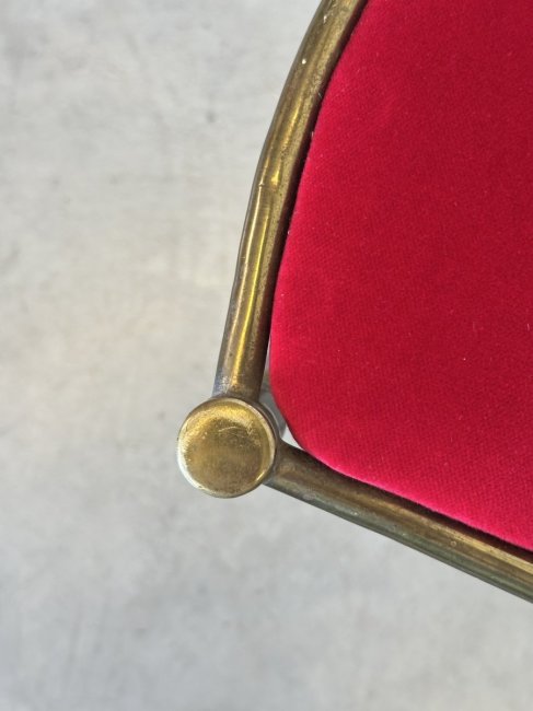 Sedia ottone anni 50