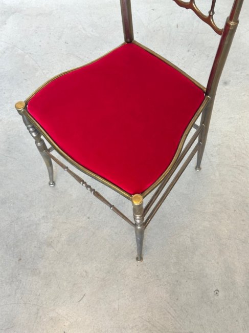 Sedia ottone anni 50