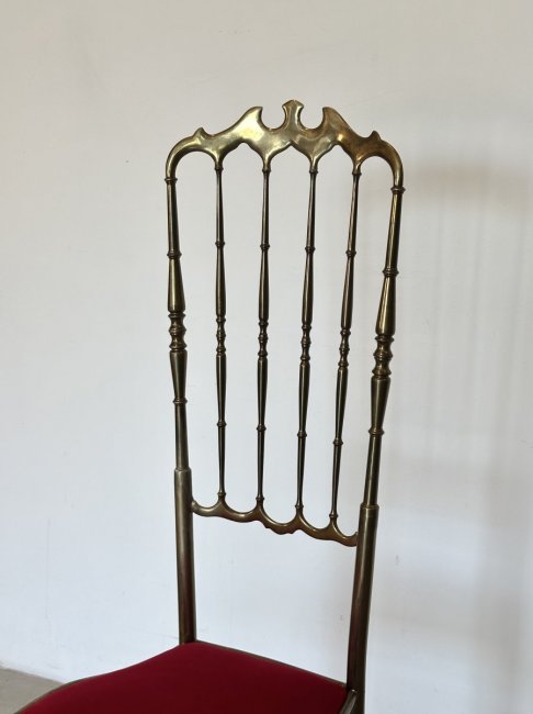 Sedia ottone anni 50