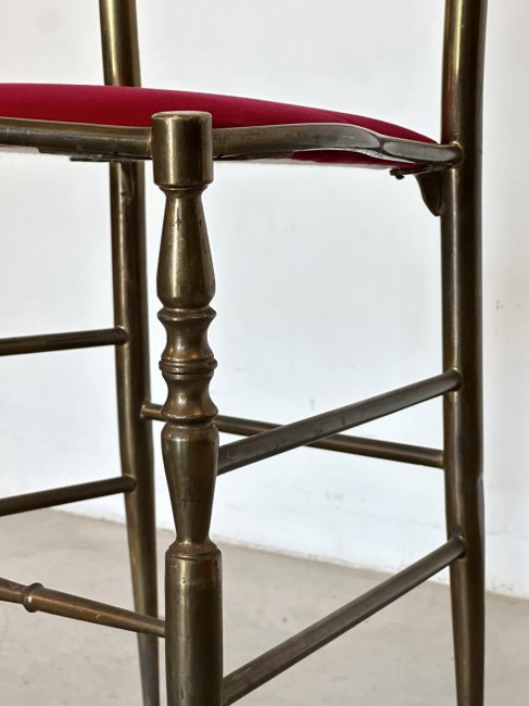 Sedia ottone anni 50