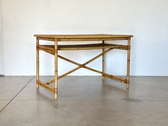 Scrivani bambù anni 70